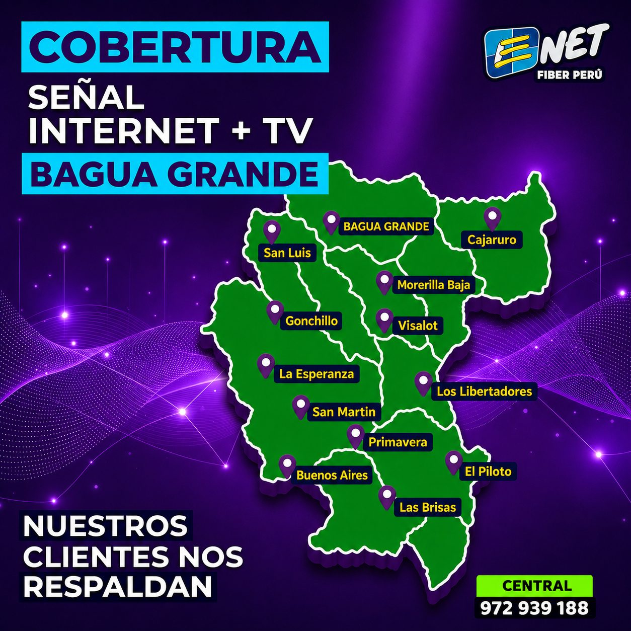 Mapa de cobertura Bagua Grande