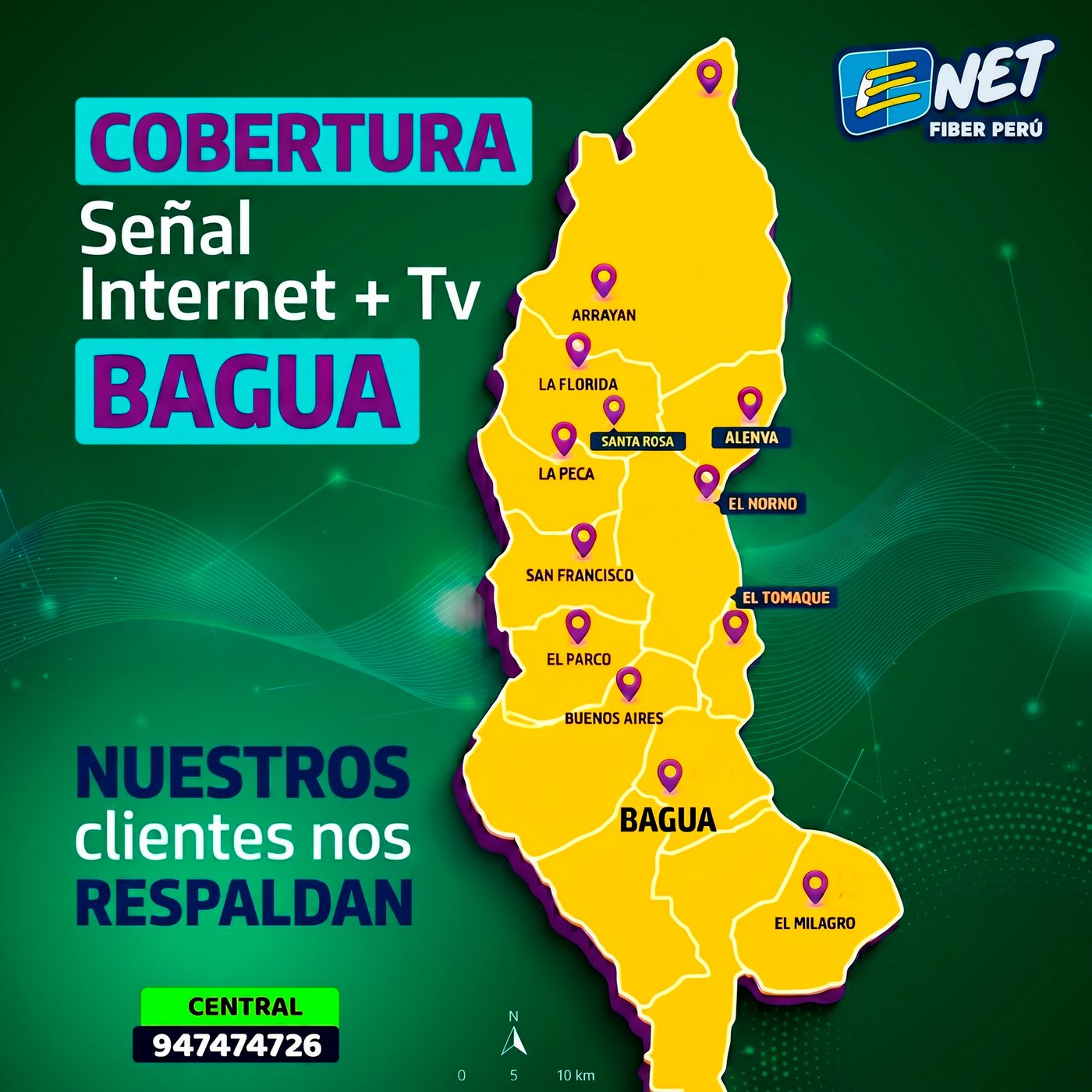 Mapa de cobertura Bagua