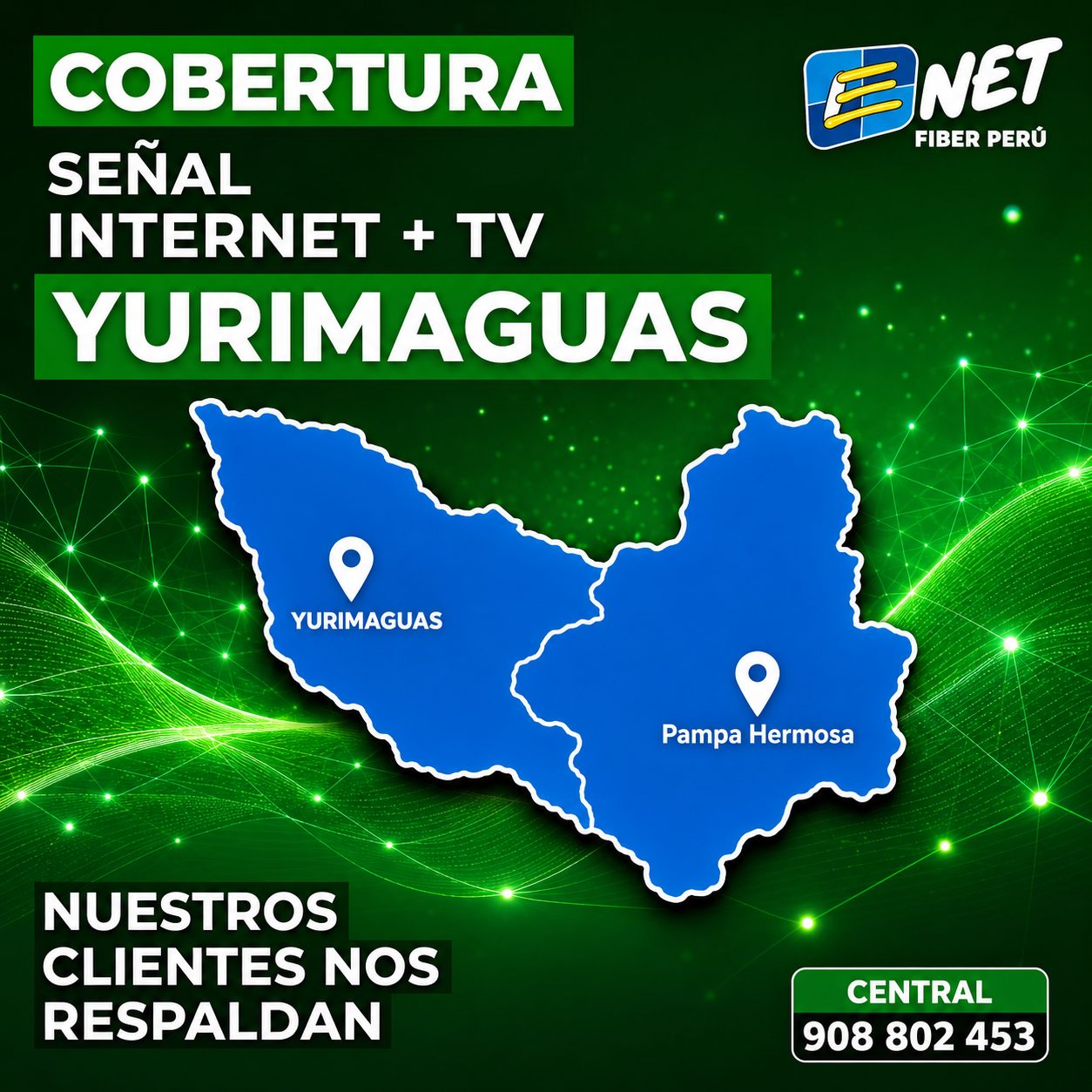 Mapa de cobertura Yurimaguas